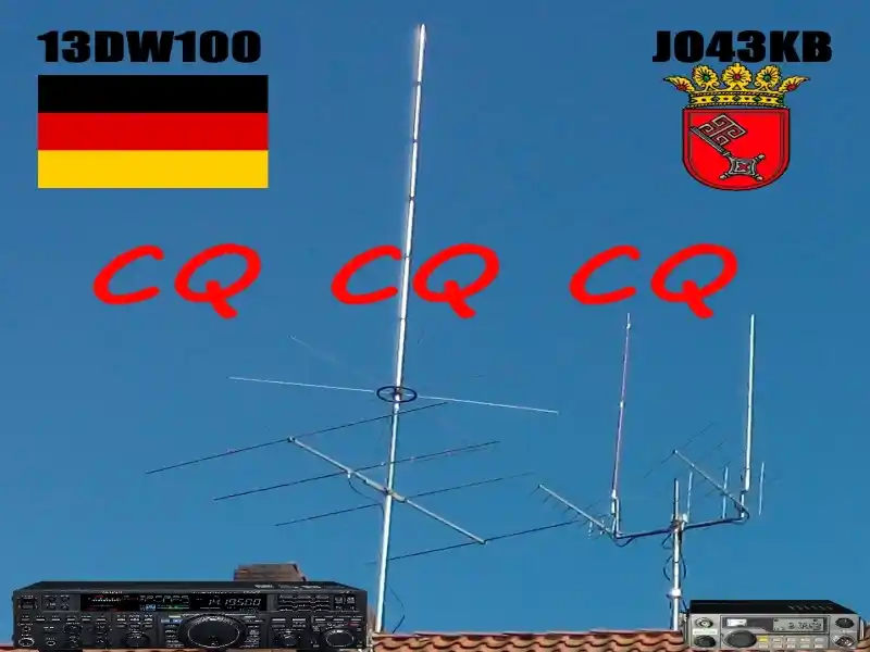 13 DW100 CQ CQ CQ SSTV 